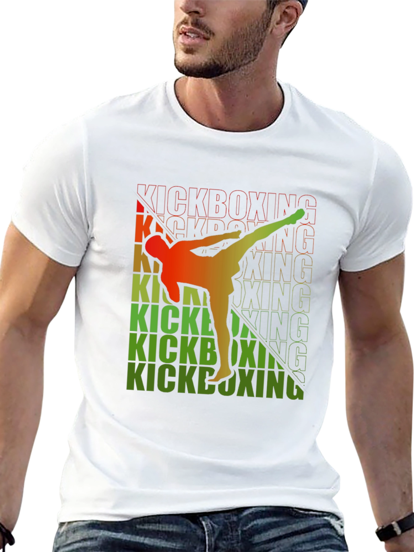 Kickboxing Graphic Tee - Martial Arts Style