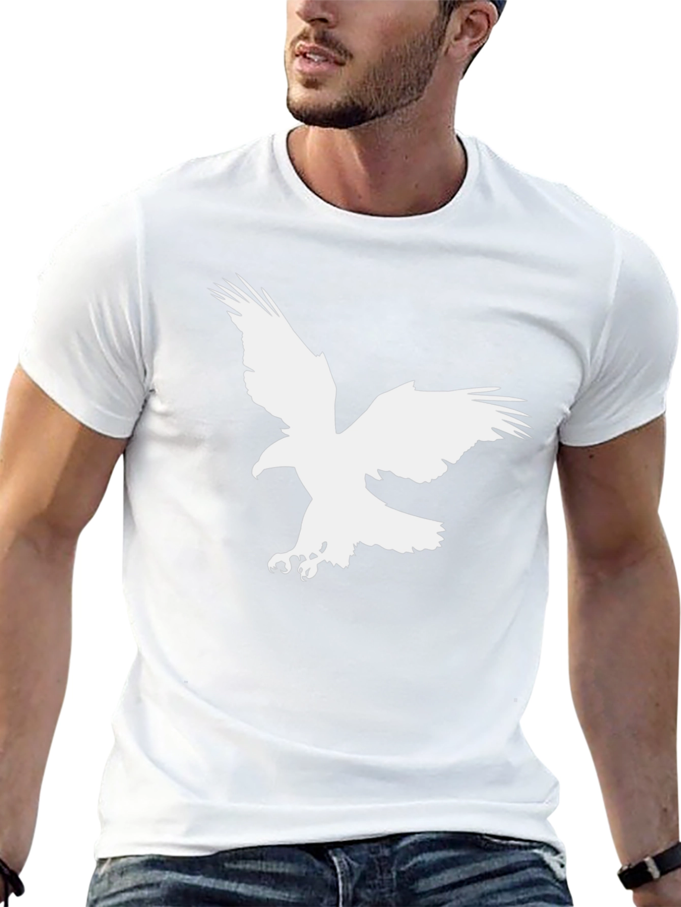 Eagle Graphic Tee - Mens Black T-Shirt