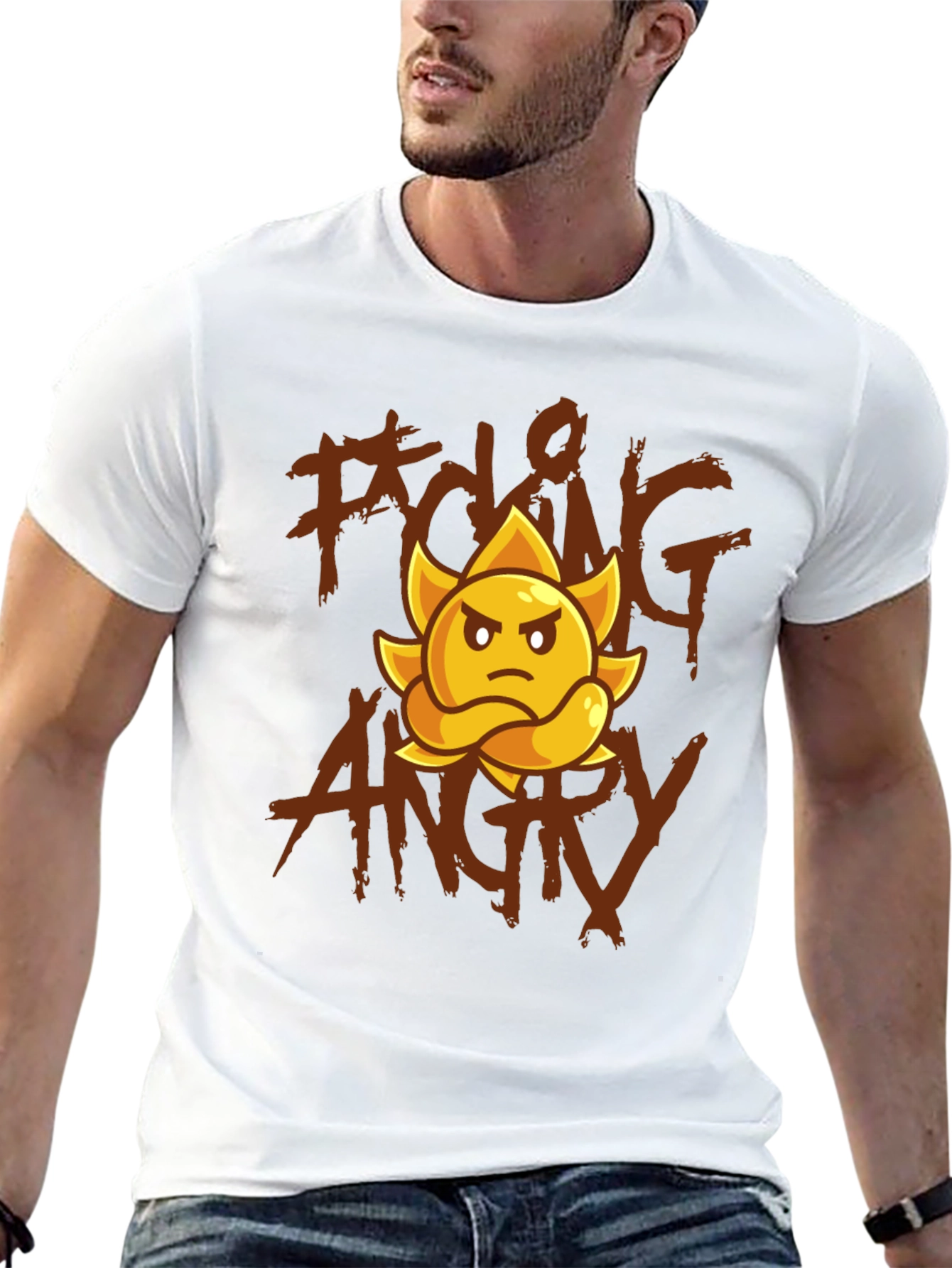 F*cking Angry Sun Black T-Shirt