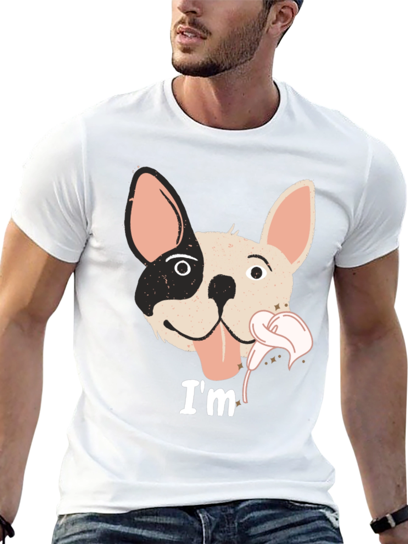 Cute French Bulldog Flower T-Shirt – Adorable Frenchie Lover Tee