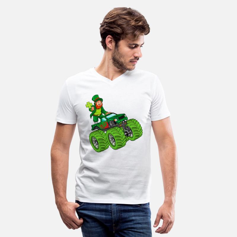 Leprechaun Monster Truck Shamrock St Patricks Day
