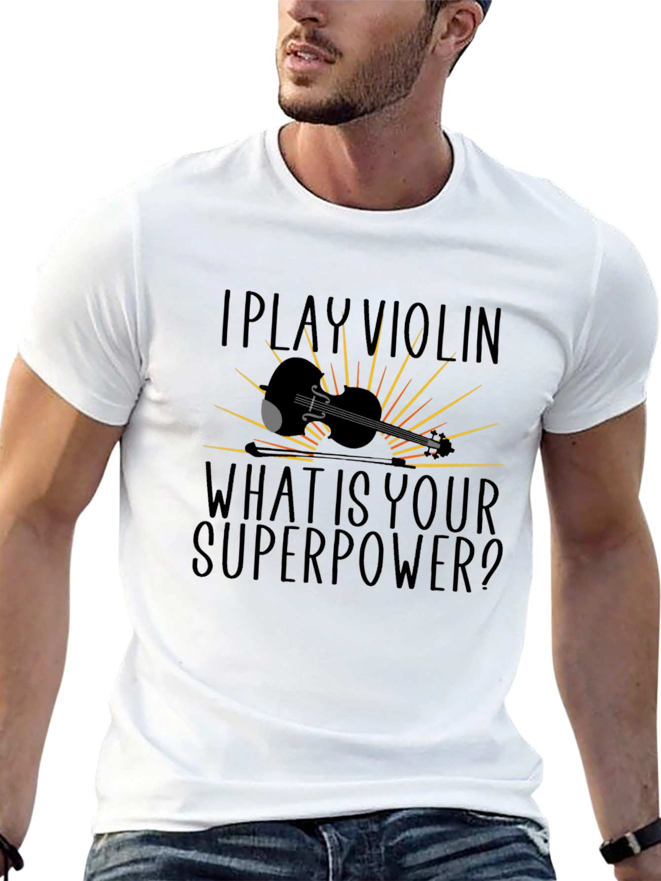 I Play Violin What Is Your Superpower T-Shirt