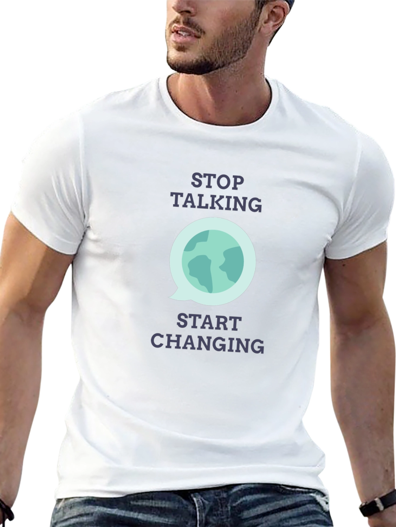 Stop Talking Start Changing Graphic T-Shirt