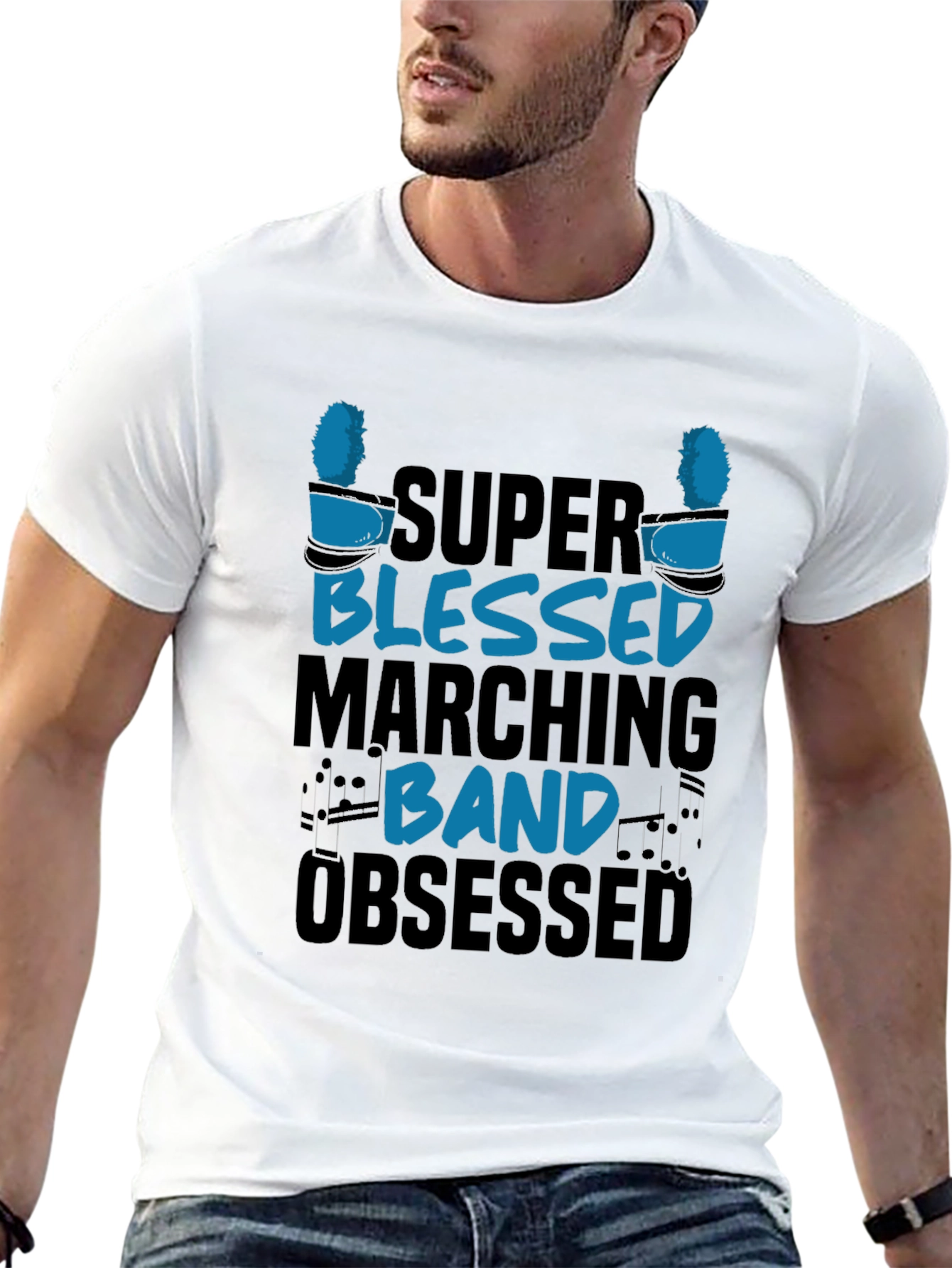 Super Blessed Marching Band Obsessed T-Shirt