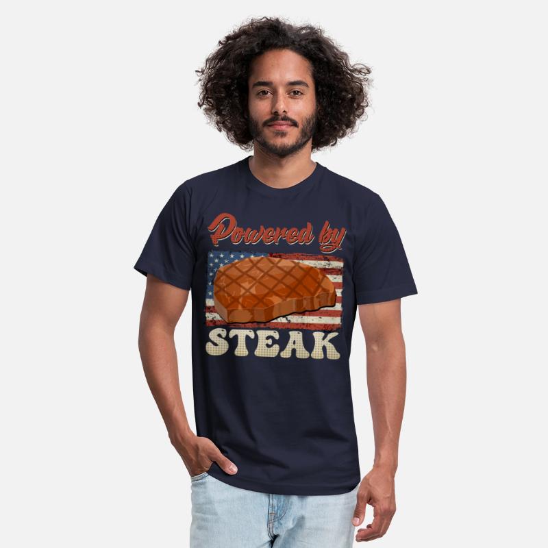 Meat Lovers POWERDE BY STEAK Meat Eater Funny