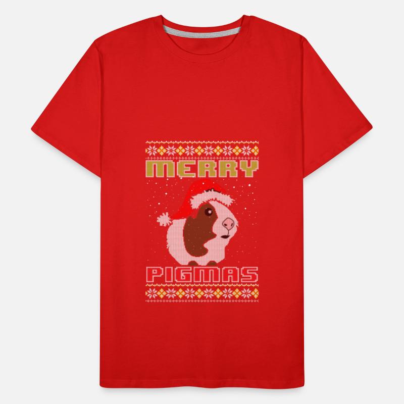 Merry Pigmas Ugly Christmas Sweater Guinea Pigs