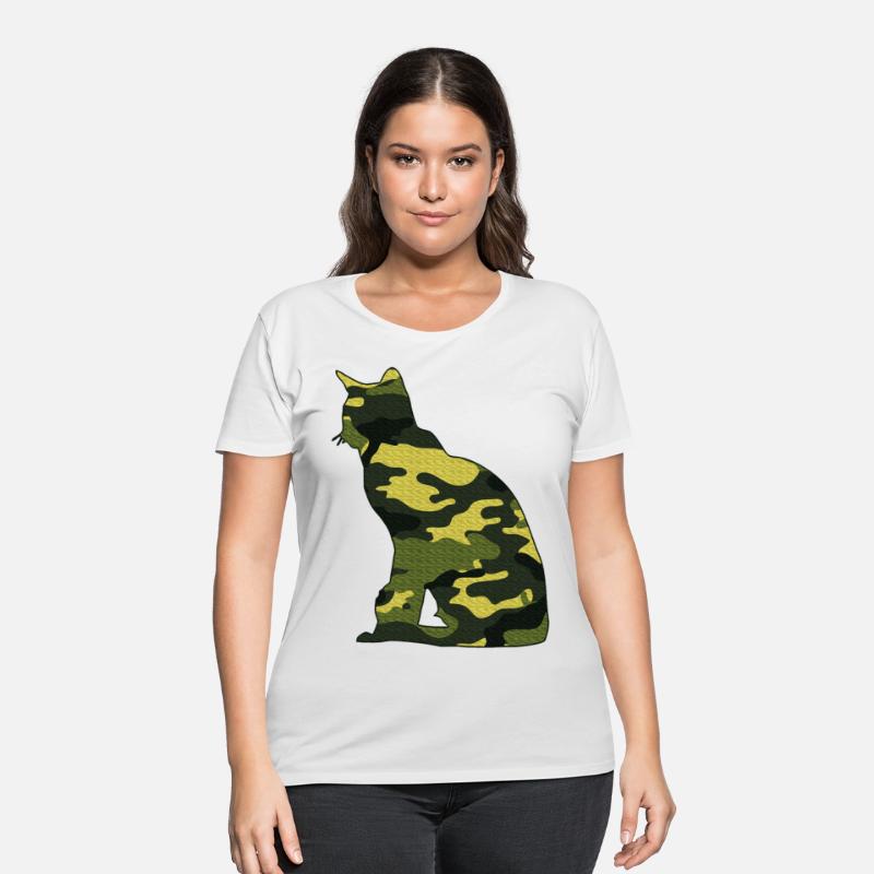 Military Burmese Camo Men Print US Cat Kitty