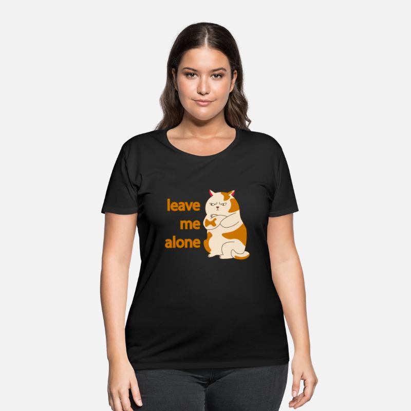 Moody red fat cat says leave me alone