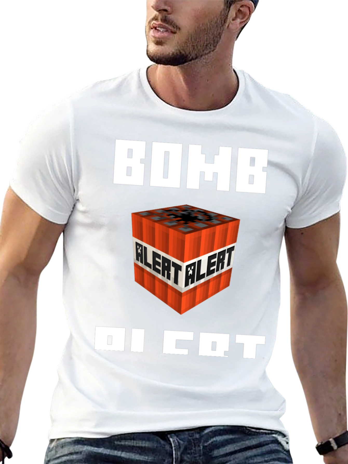 Bomb Alert Minecraft T-Shirt - Gamer Tee