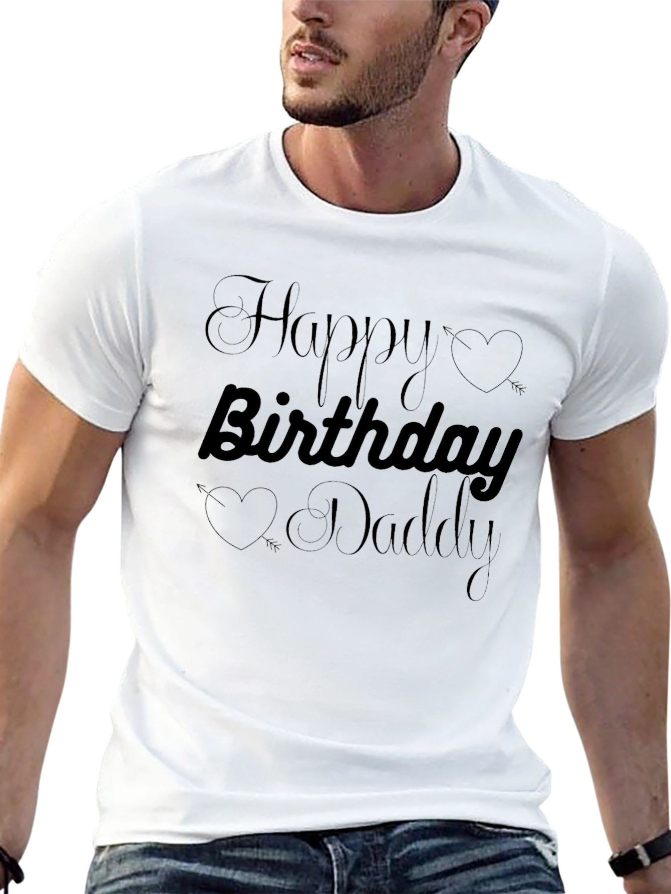Happy Birthday Daddy T-Shirt Black
