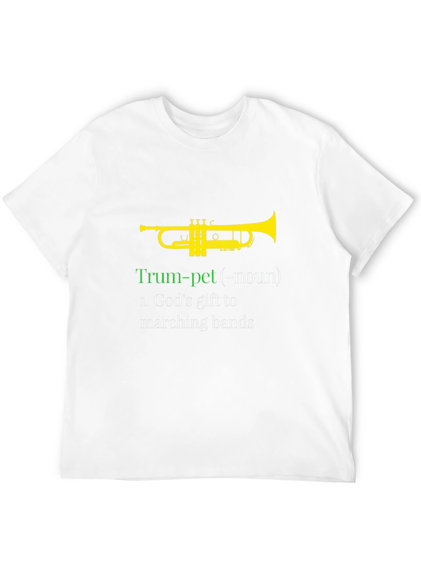 Trumpet Definition Funny Musician Black T-Shirt