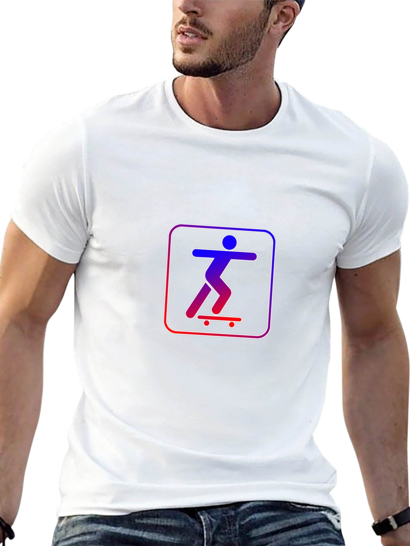 Skateboarding Graphic T-Shirt - Cool Casual Tee