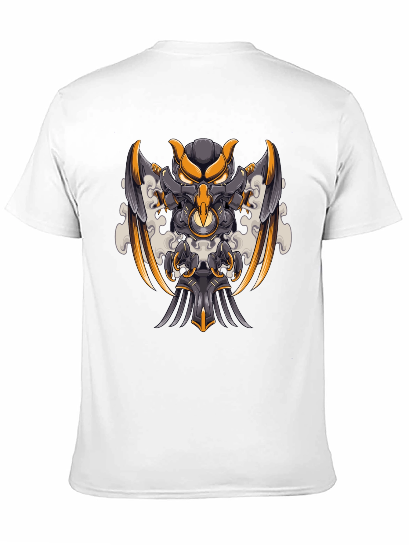 Mech Owl Graphic Tee - Unique Design