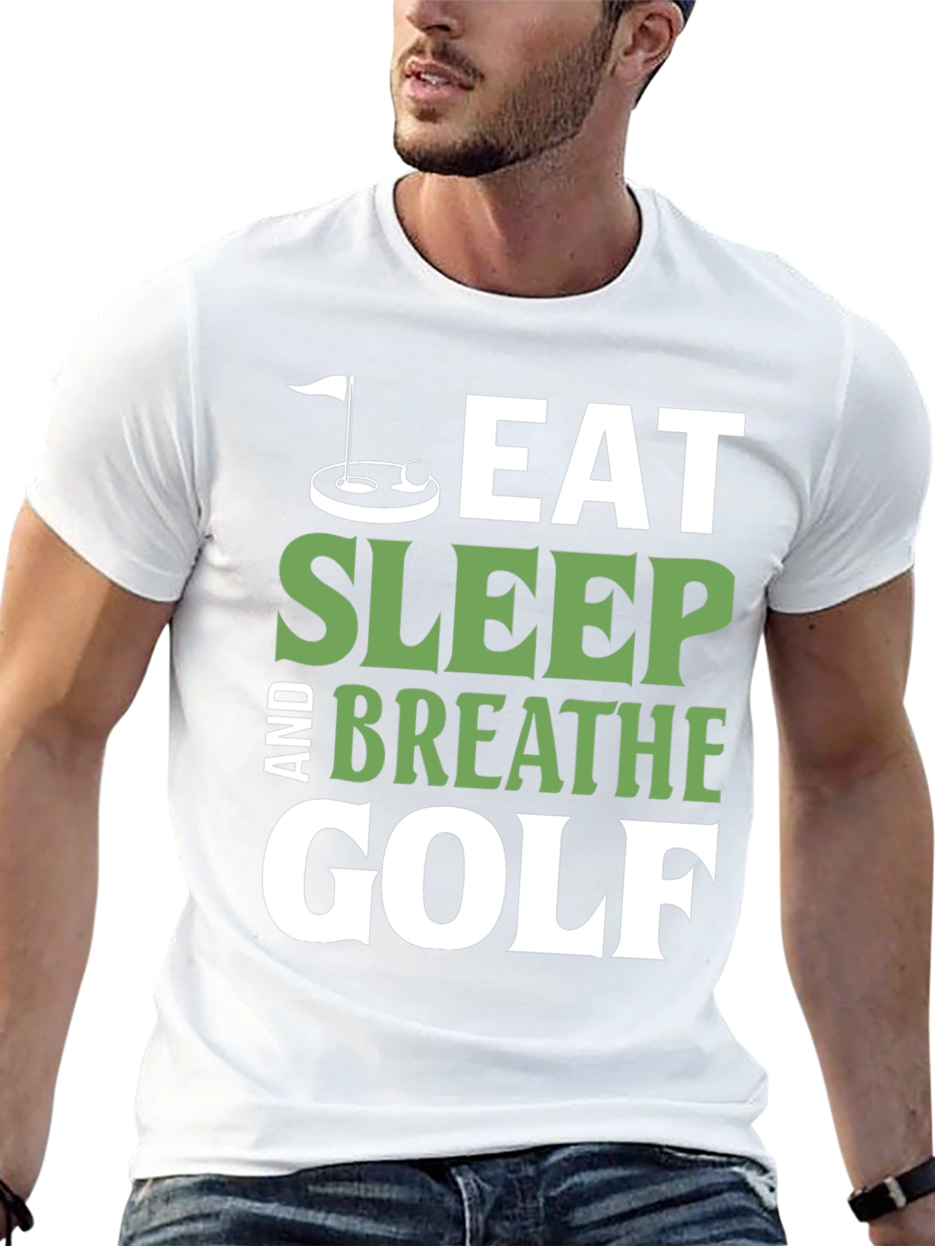 Eat Sleep Breathe Golf T-Shirt