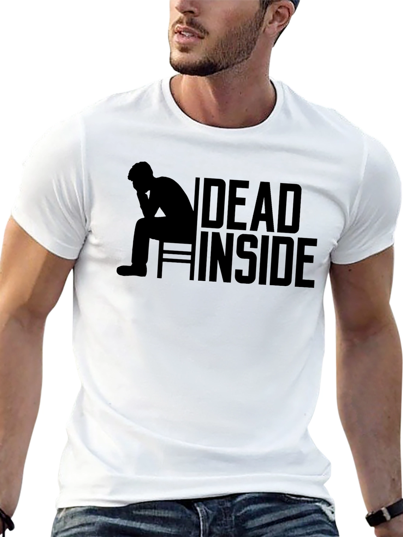Dead Inside Graphic Tee - Black