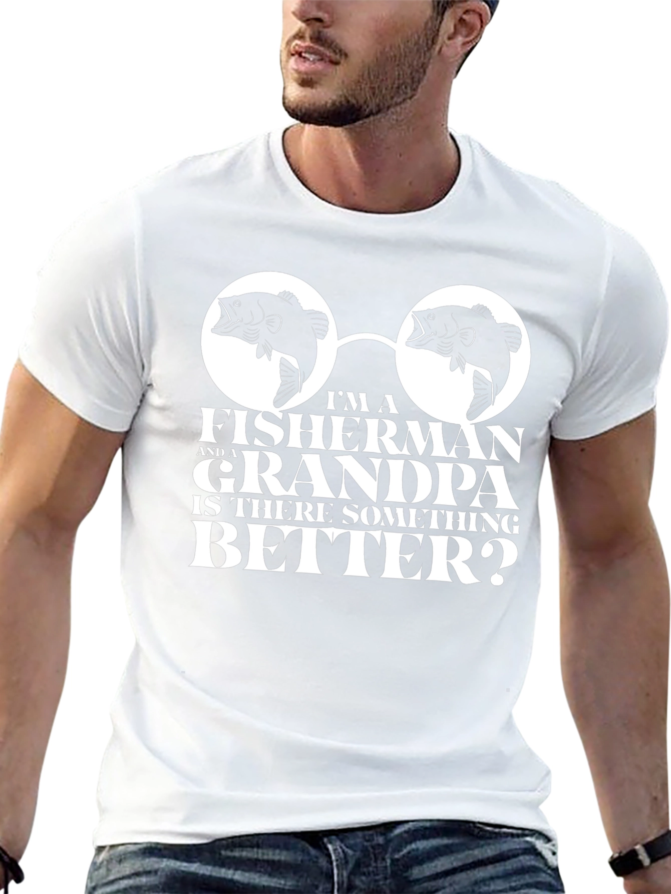 Fisherman Grandpa T-Shirt