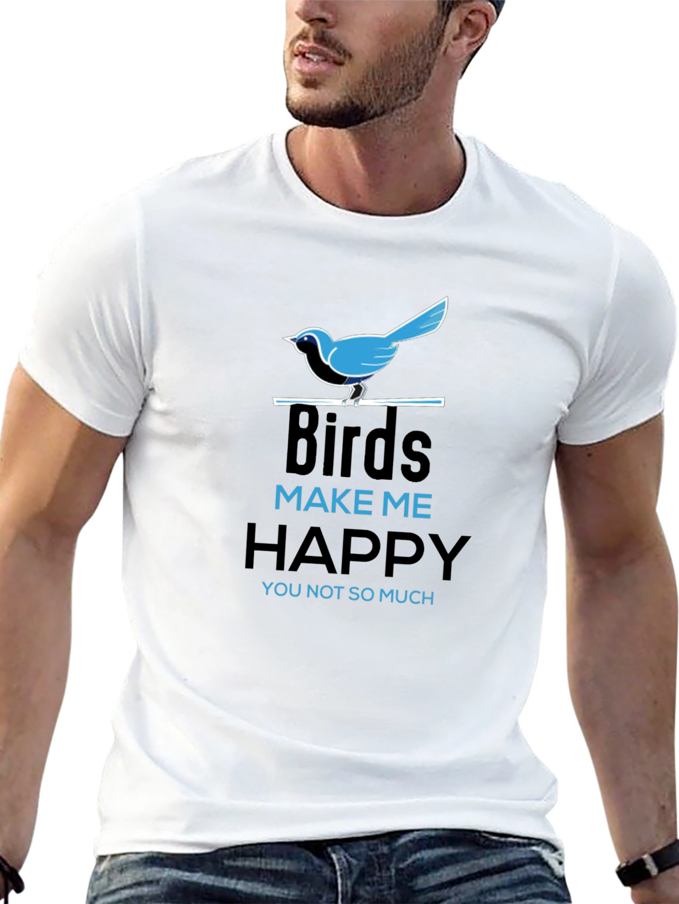 Birds Make Me Happy Graphic Tee