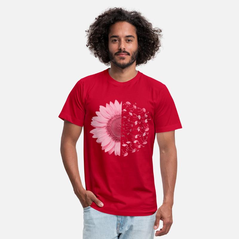 Pink Flamingo Daisy Breast Cancer Awareness Funny