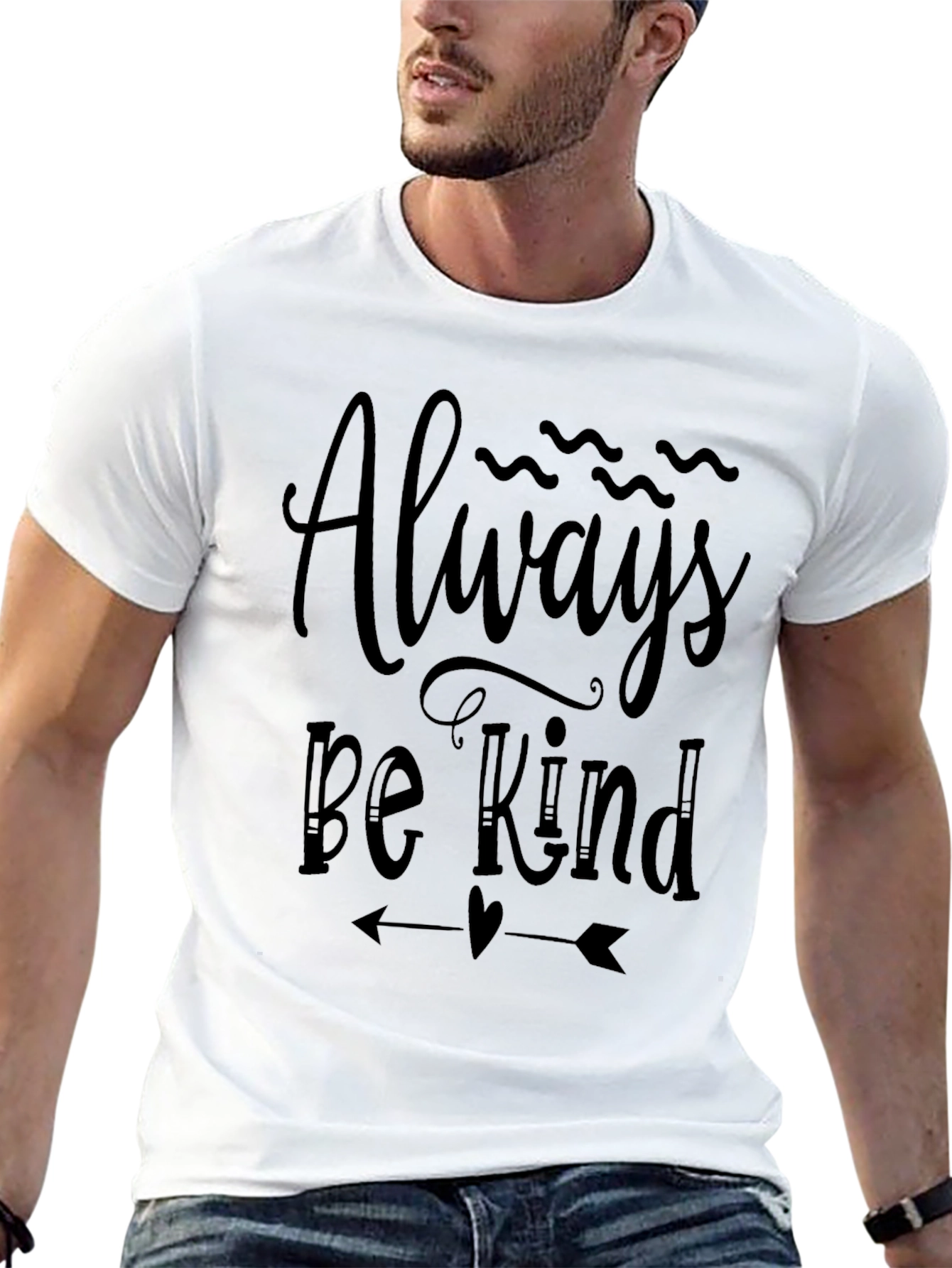 Always Be Kind Graphic T-Shirt - Black