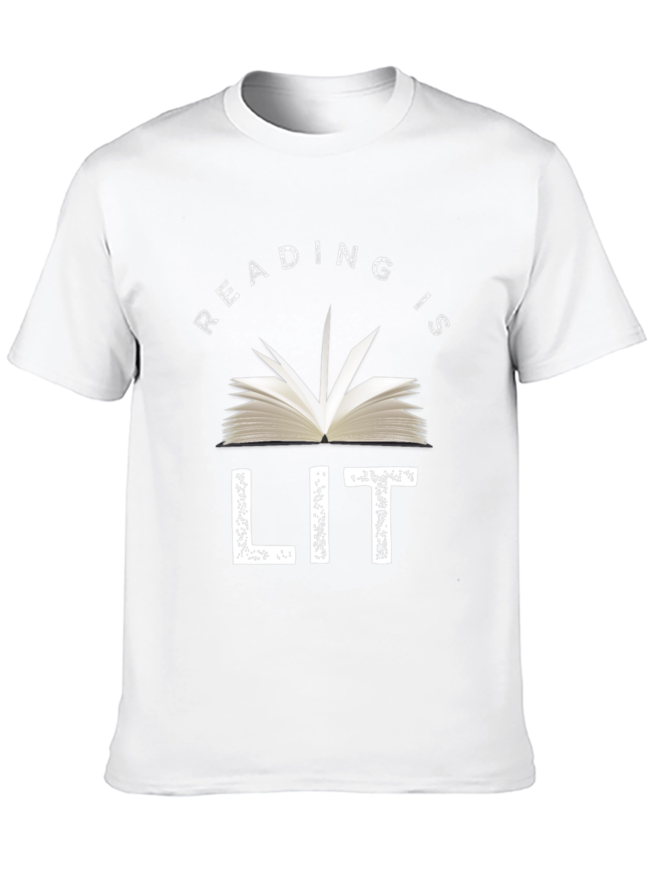 Reading is LIT T-Shirt | Book Lover Novelty Tee