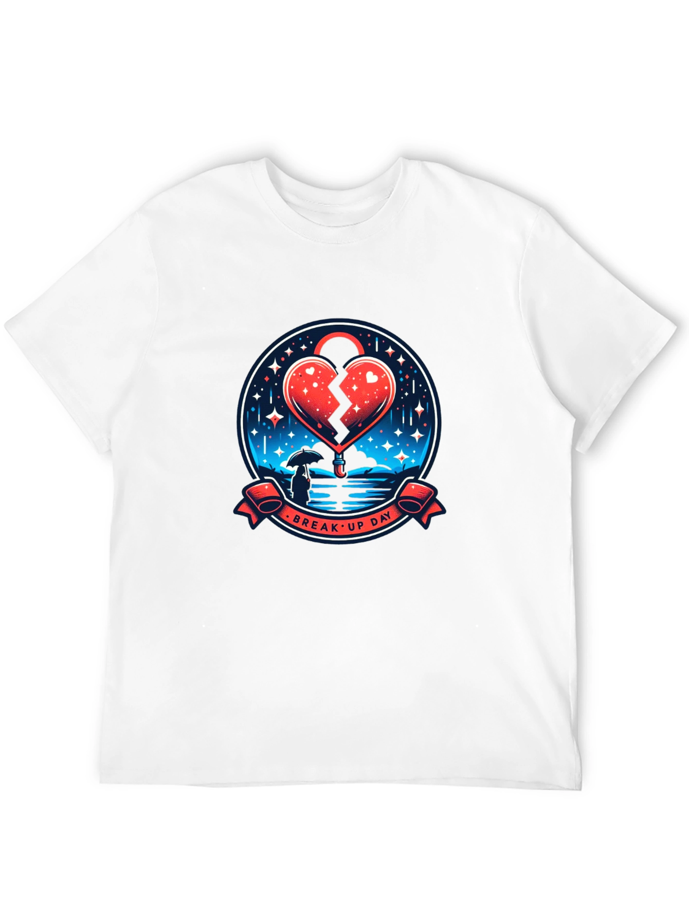 Break Up Day T-Shirt - Heart Lock