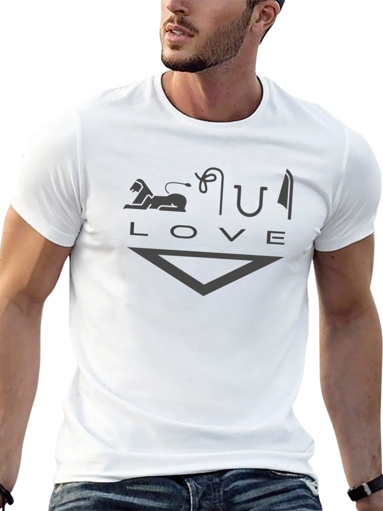 Egyptian LOVE Graphic Tee - Stylish Casual Wear