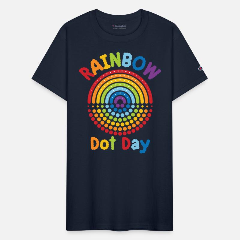 Rainbow Dot Day Colorful Dots