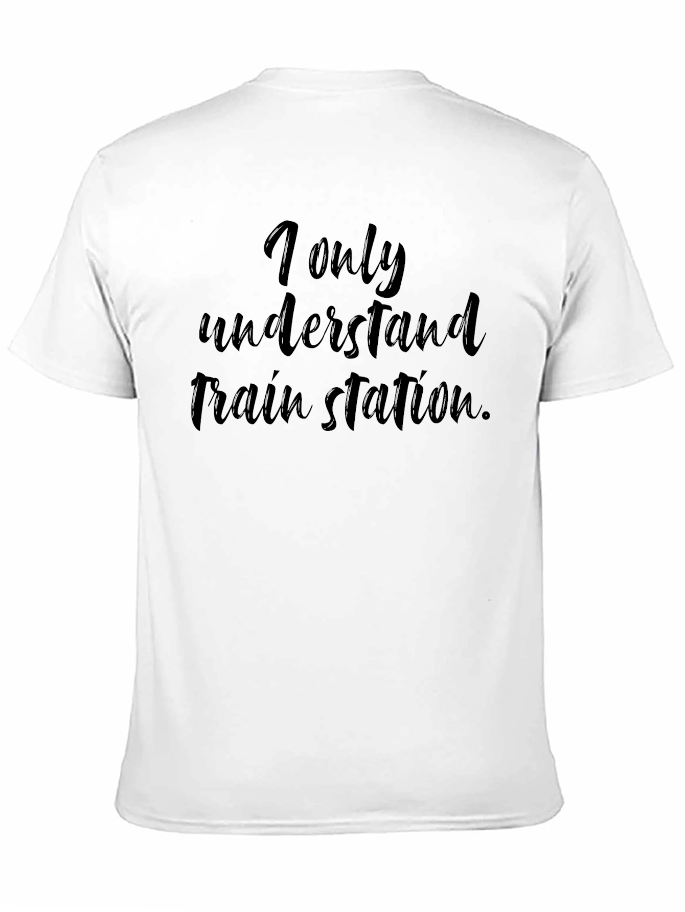 I Only Understand Train Station Tee
