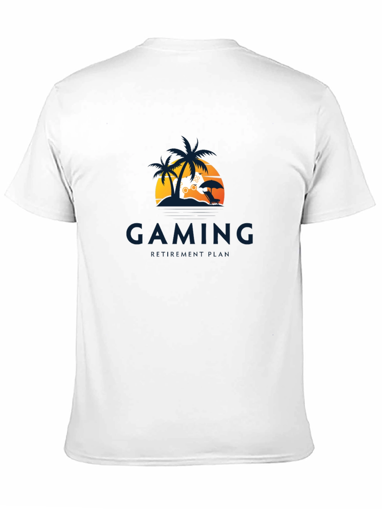 Gaming T-Shirt - Beach Vibes Gamer Tee
