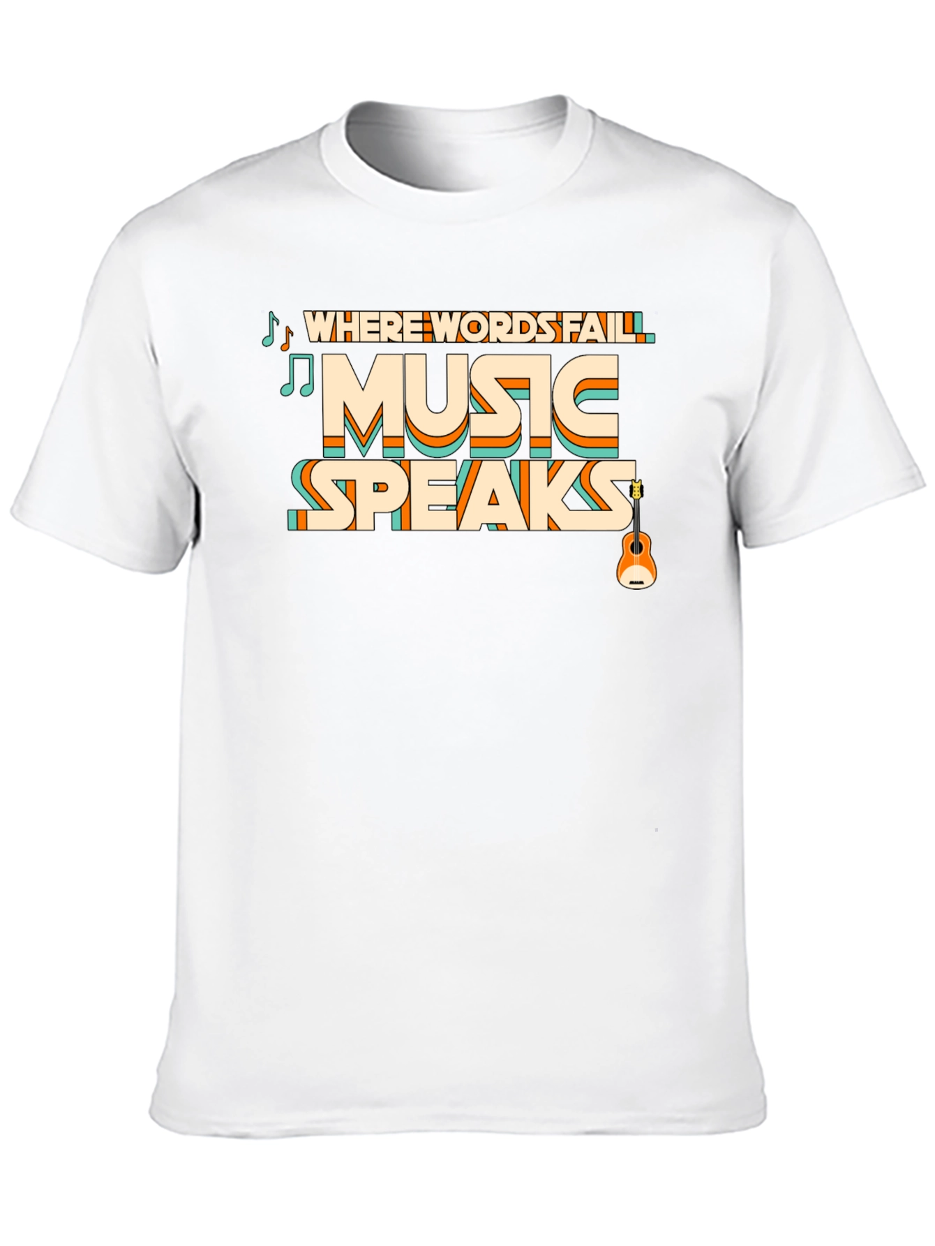 Music Speaks Graphic Tee