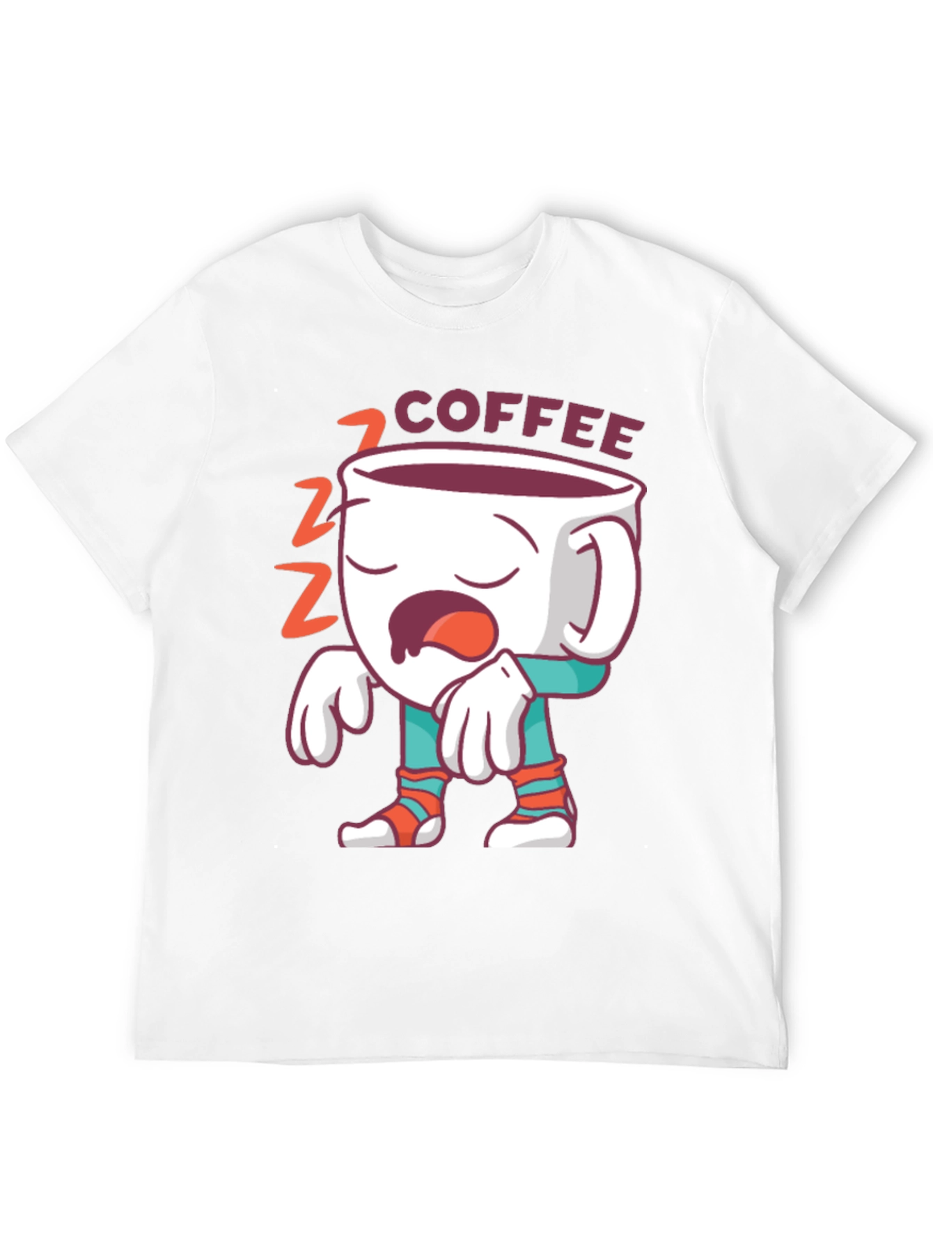 Funny Coffee Sleepy T-Shirt Unisex
