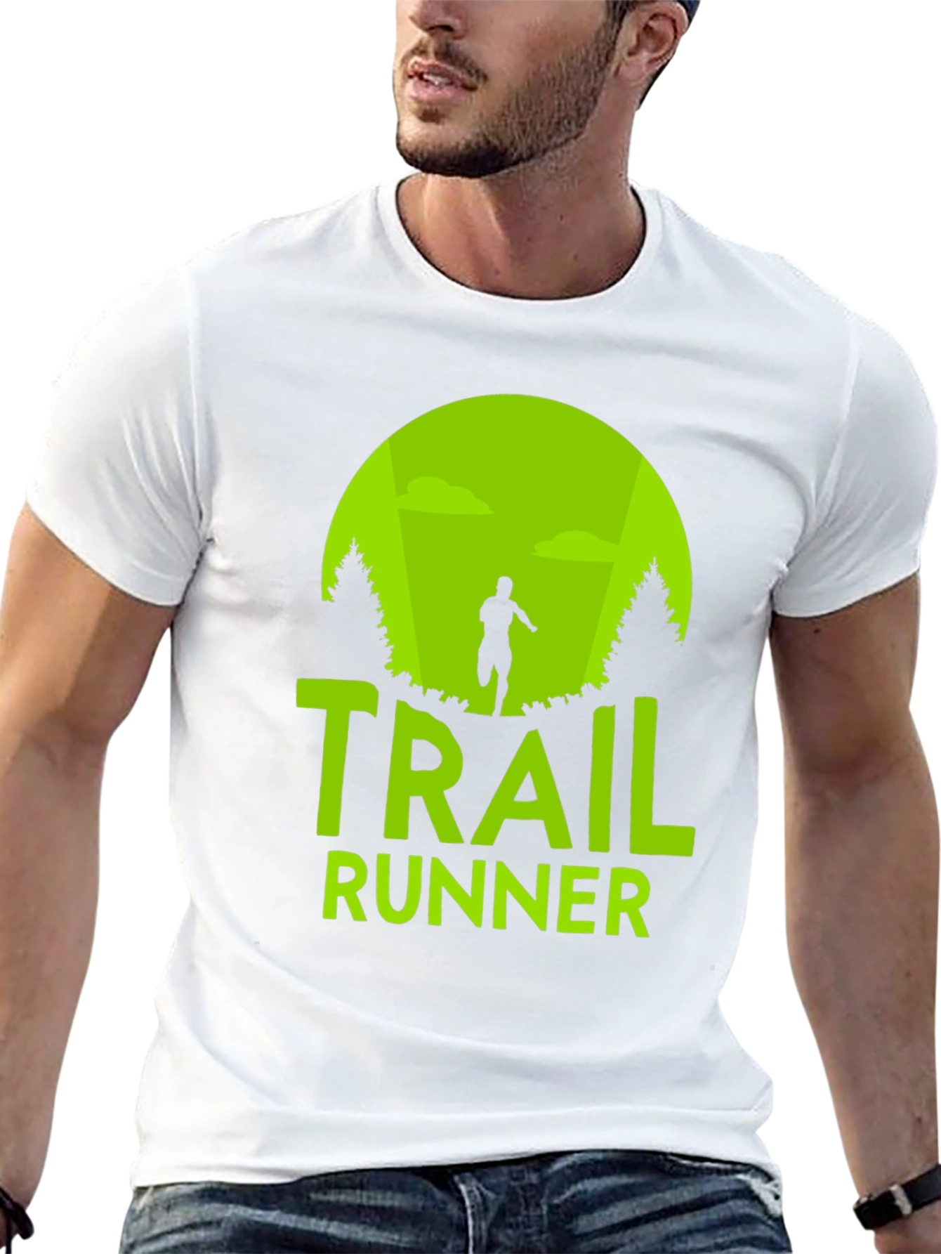 Trail Runner Graphic T-Shirt - Outdoor Adventure Tee