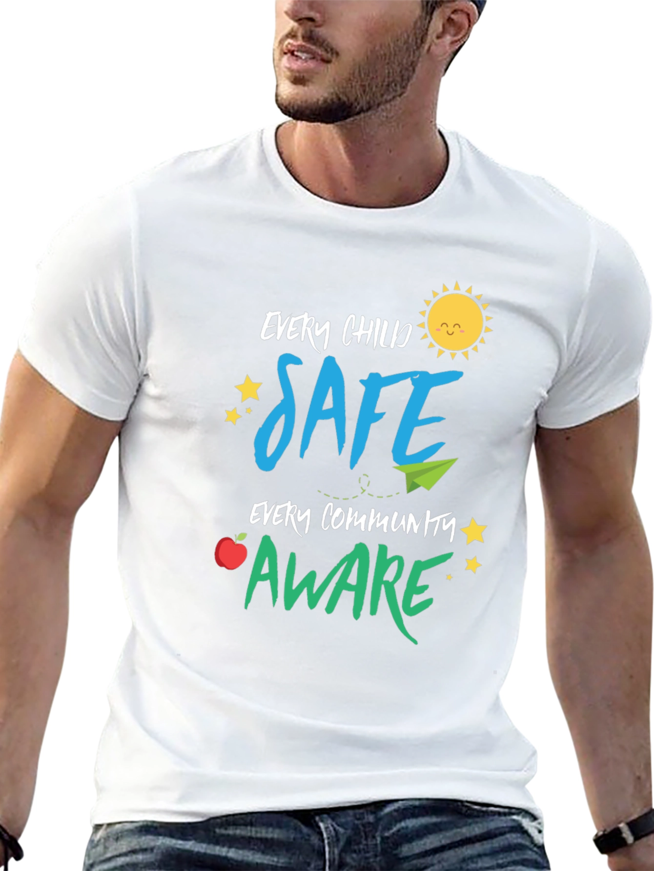 Every Child Safe Aware Graphic T-Shirt