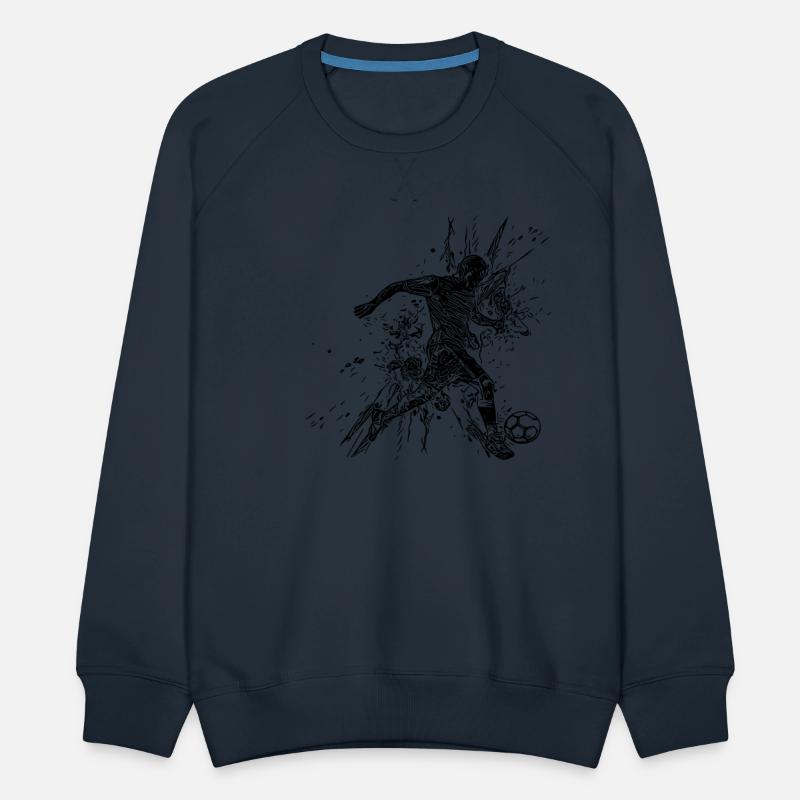 Soccer Player In Splash Kicks A Ball