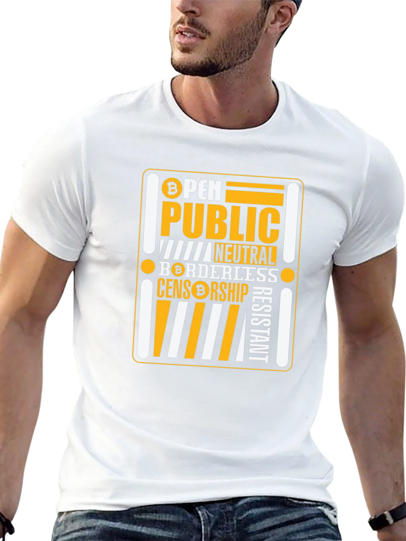 Bitcoin Crypto Open Public T-Shirt
