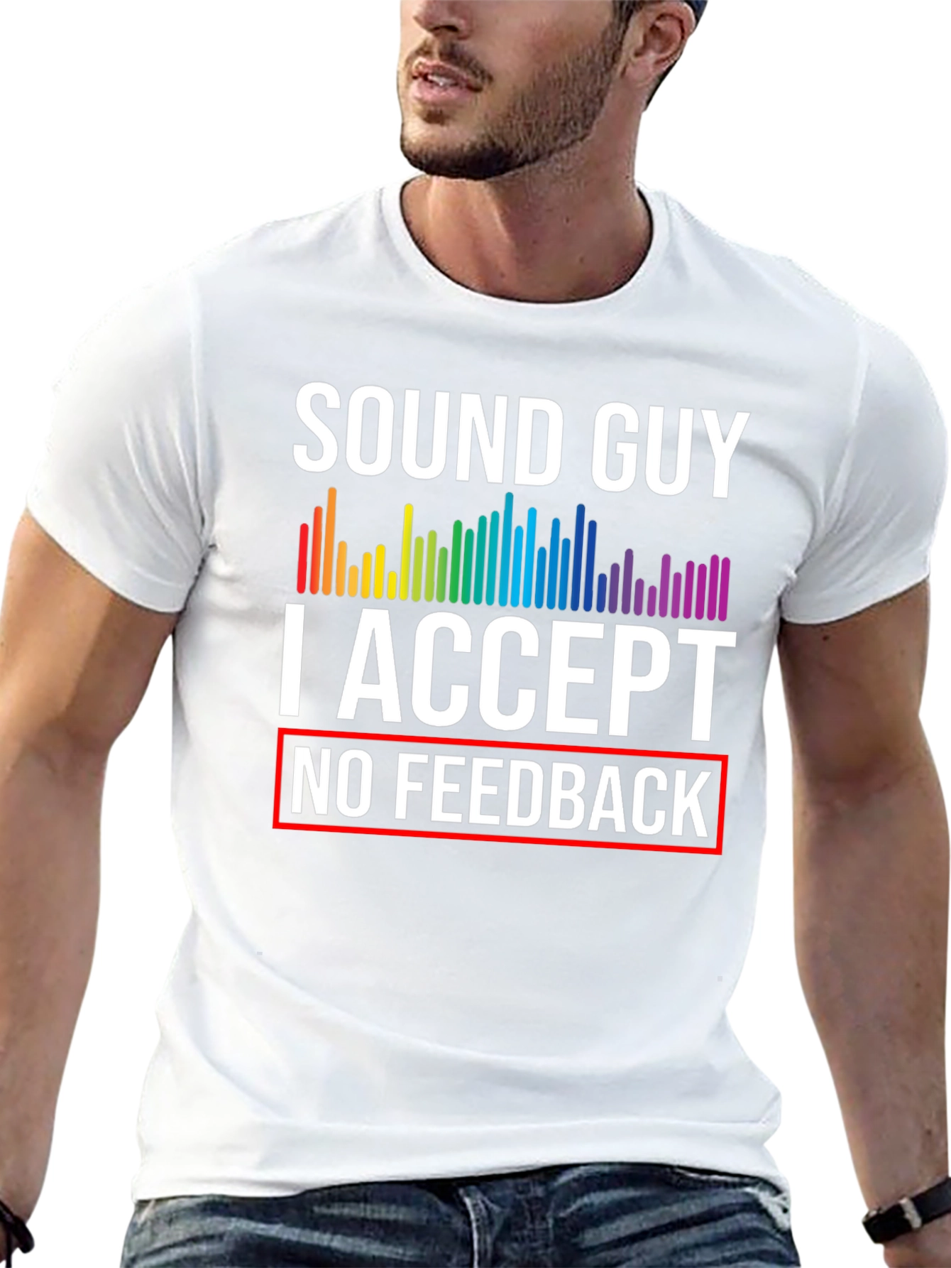 Sound Guy No Feedback Graphic Tee