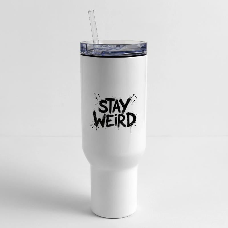 Stay Weird Graffiti-Style Dress