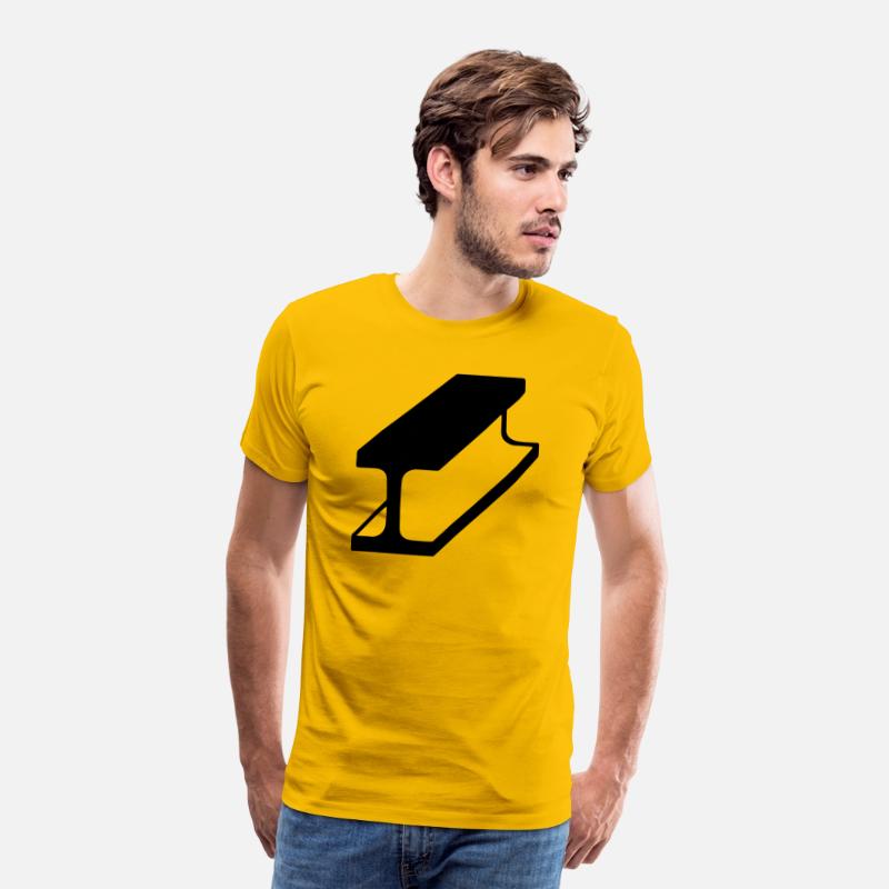 Steel beam emblem for steel construction company