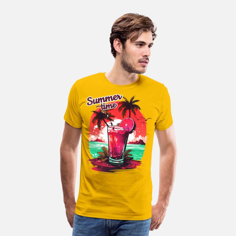 Summer Time Cocktail Beach Vacation Gift