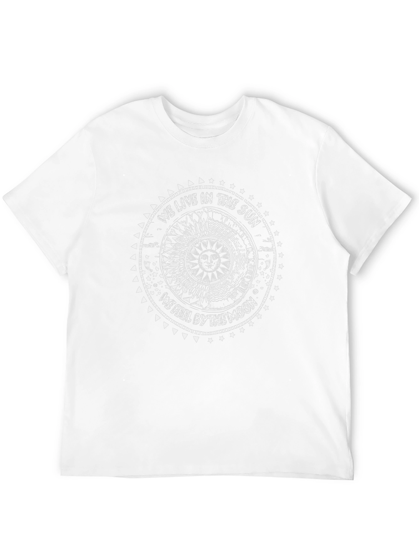Sun & Moon Graphic Tee - Celestial Black T-Shirt