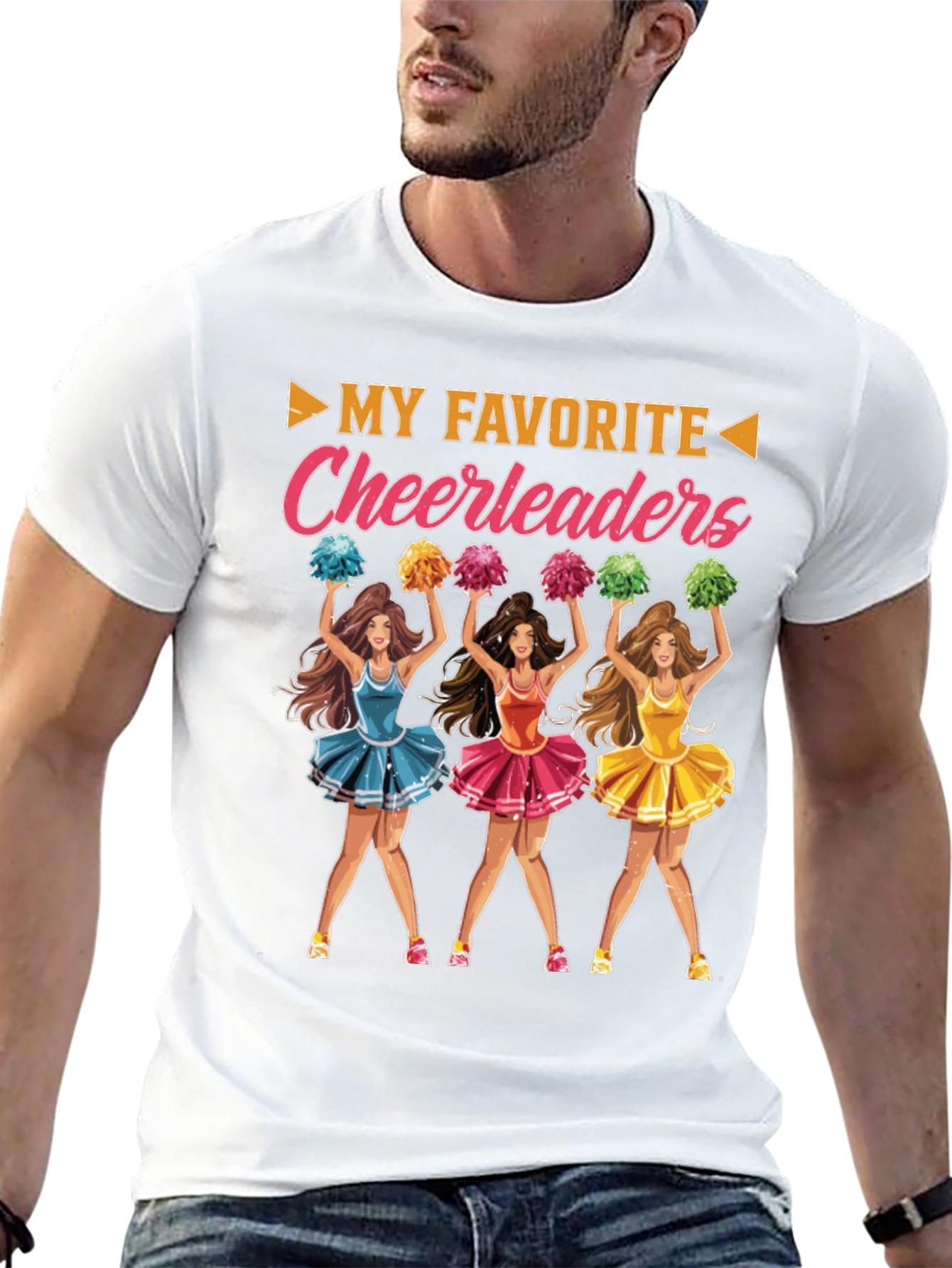 My Favorite Cheerleaders Graphic Tee