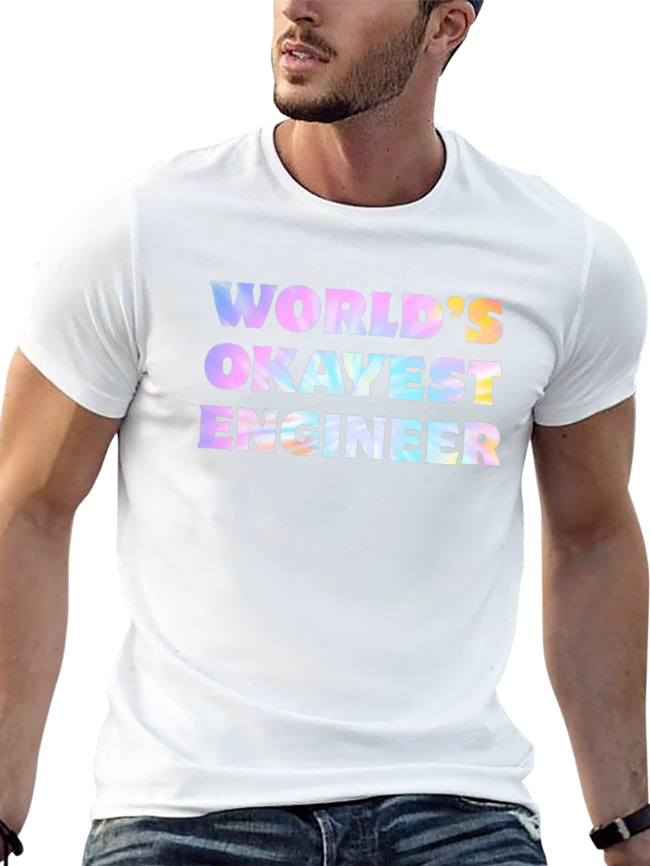 Worlds Okayest Engineer Graphic T-Shirt