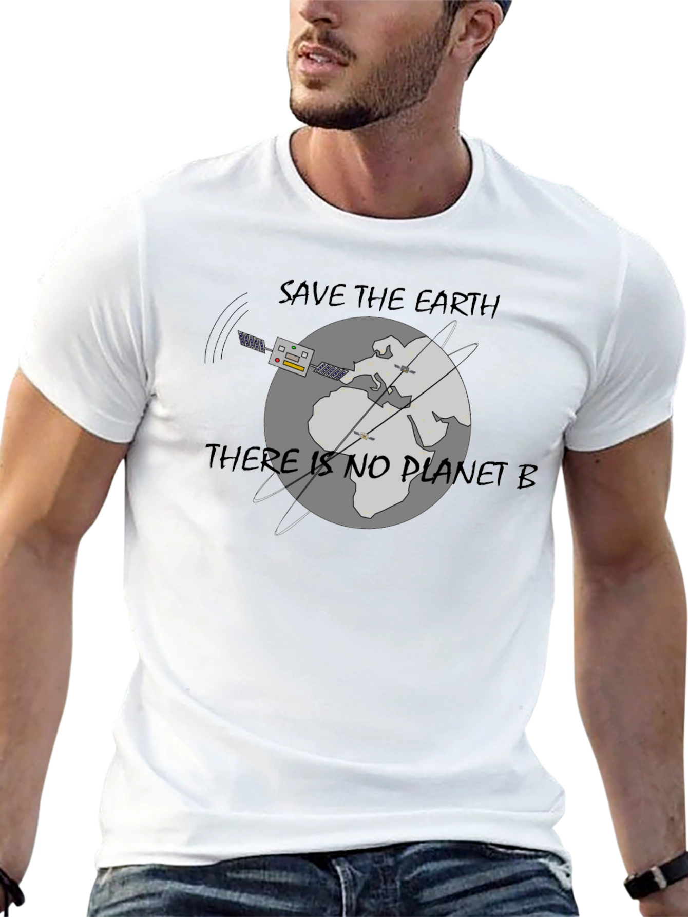 Save the Earth Black T-Shirt