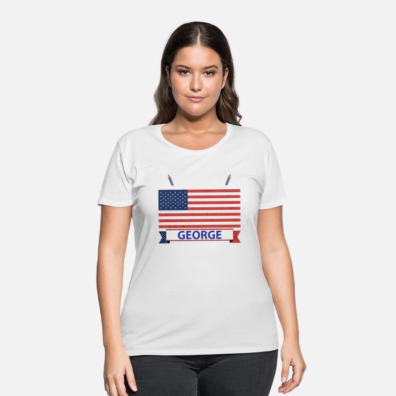 Team George US American Flag Star Stripe