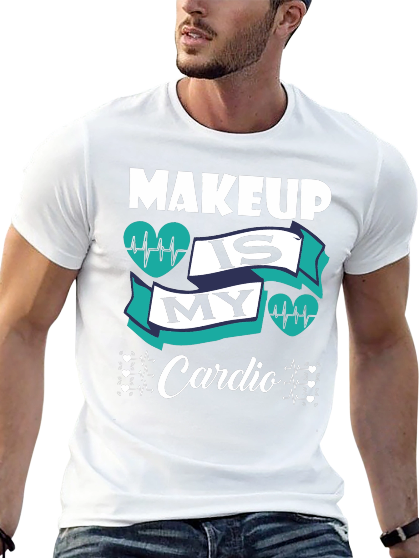 Makeup Is My Cardio Graphic Tee