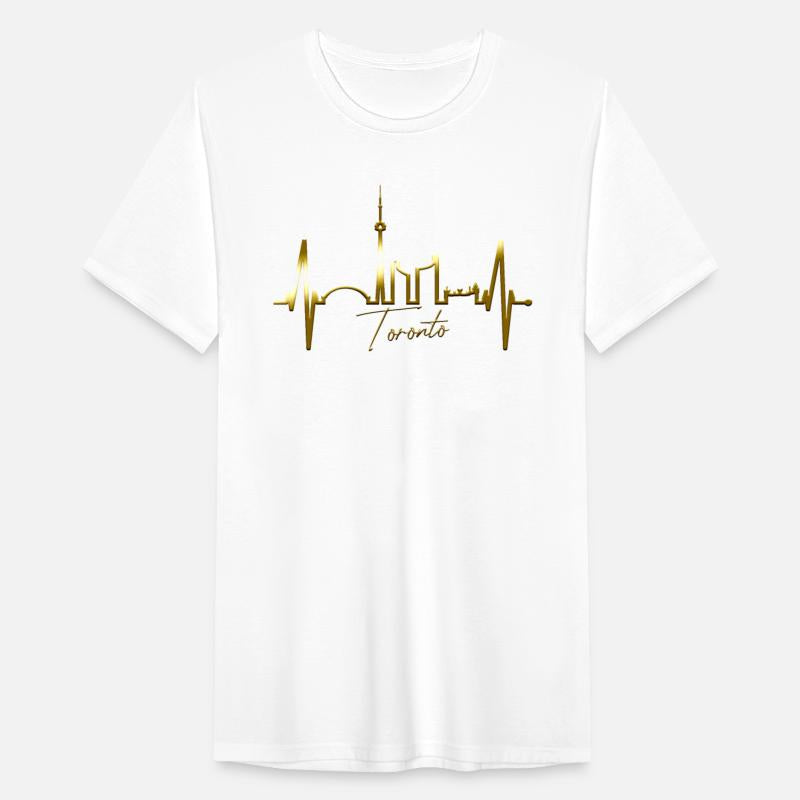 Toronto Skyline Heartbeat Canadian I Love Canada