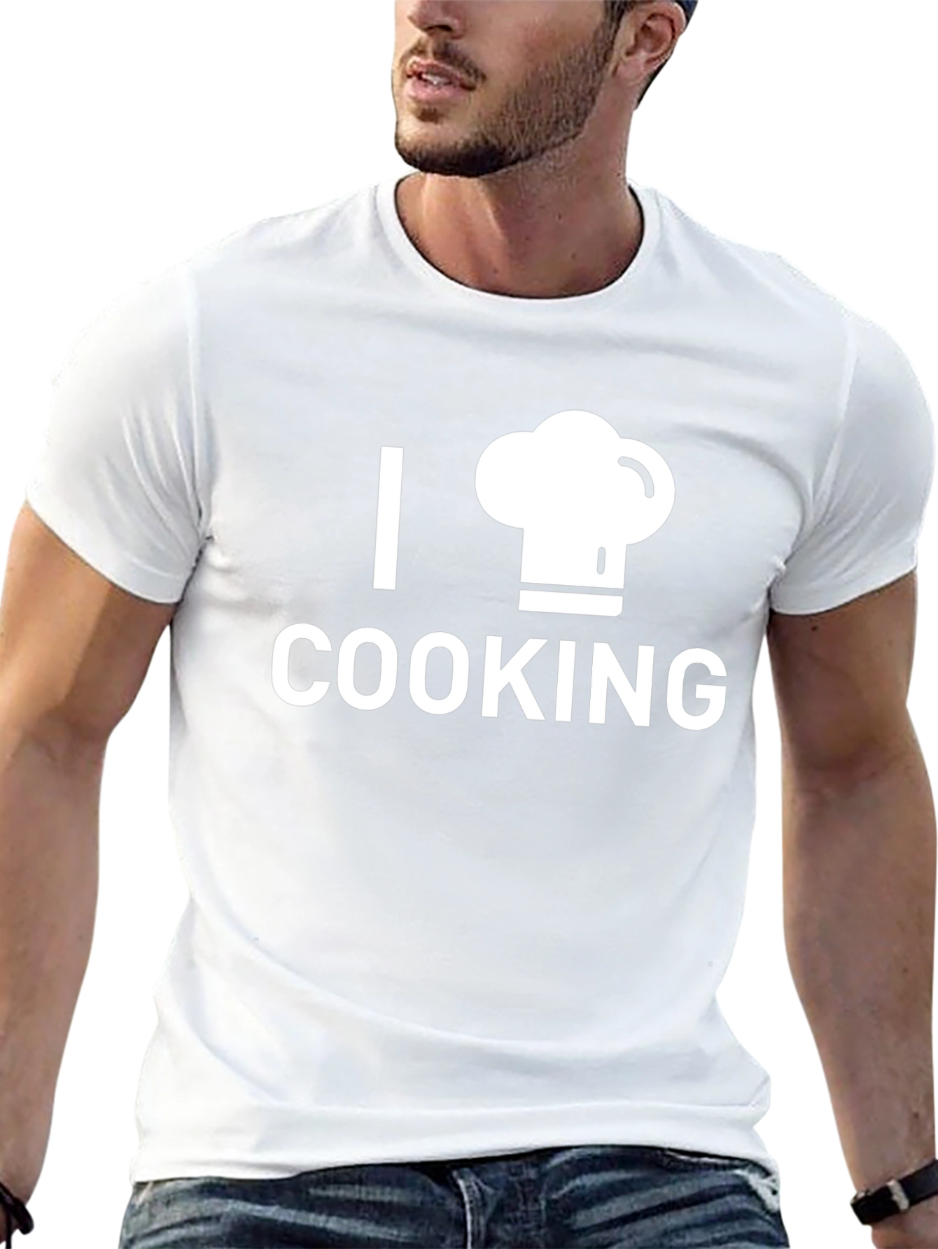 I Chef Hat Cooking Black T-Shirt