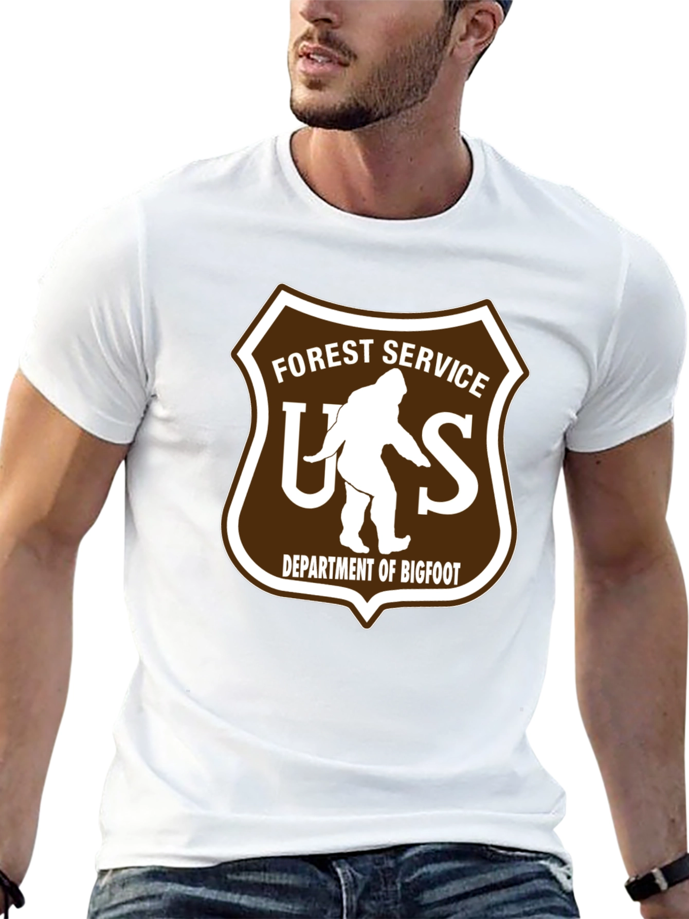 Forest Service Bigfoot T-Shirt - Novelty Tee