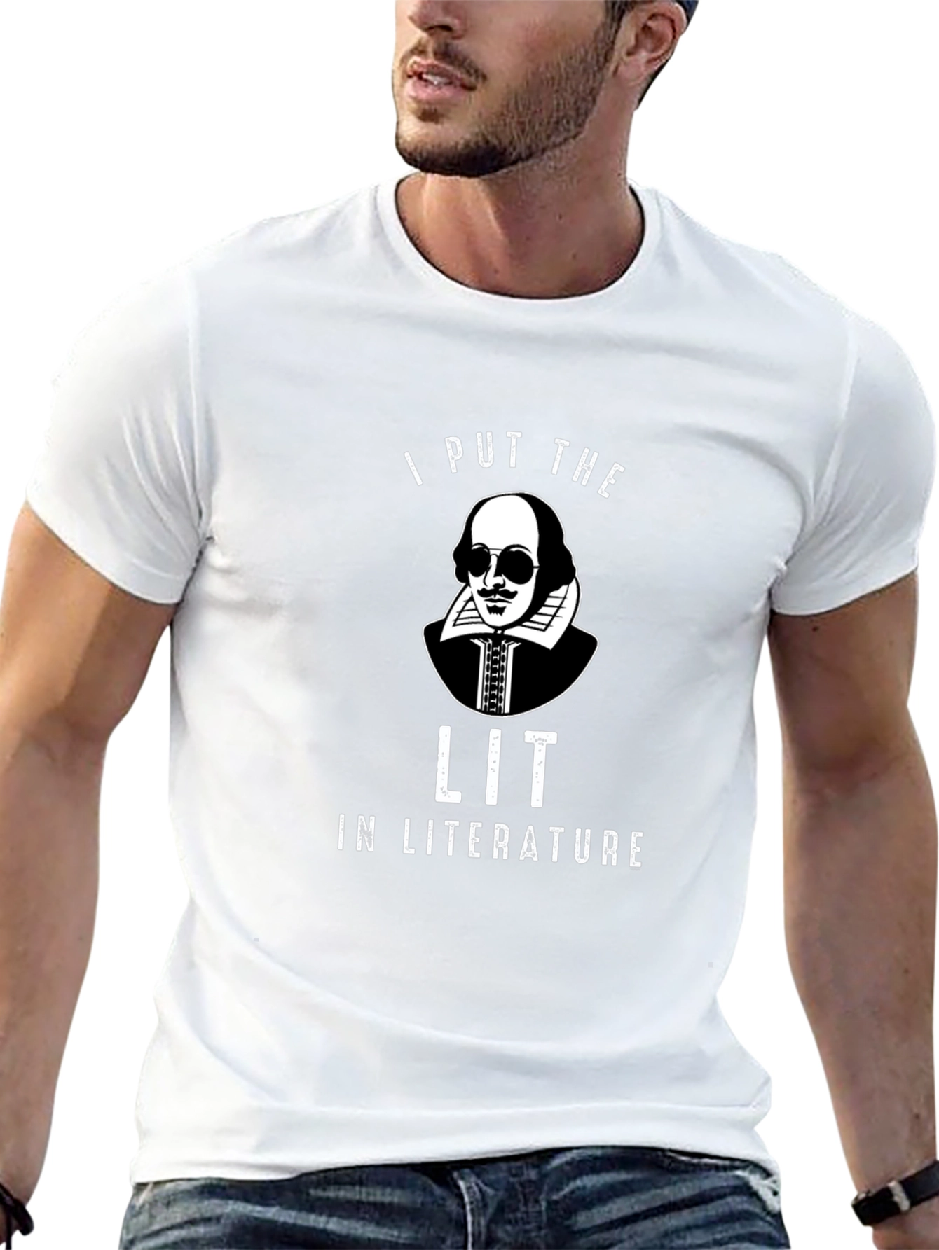 I Put the Lit in Literature Graphic T-Shirt