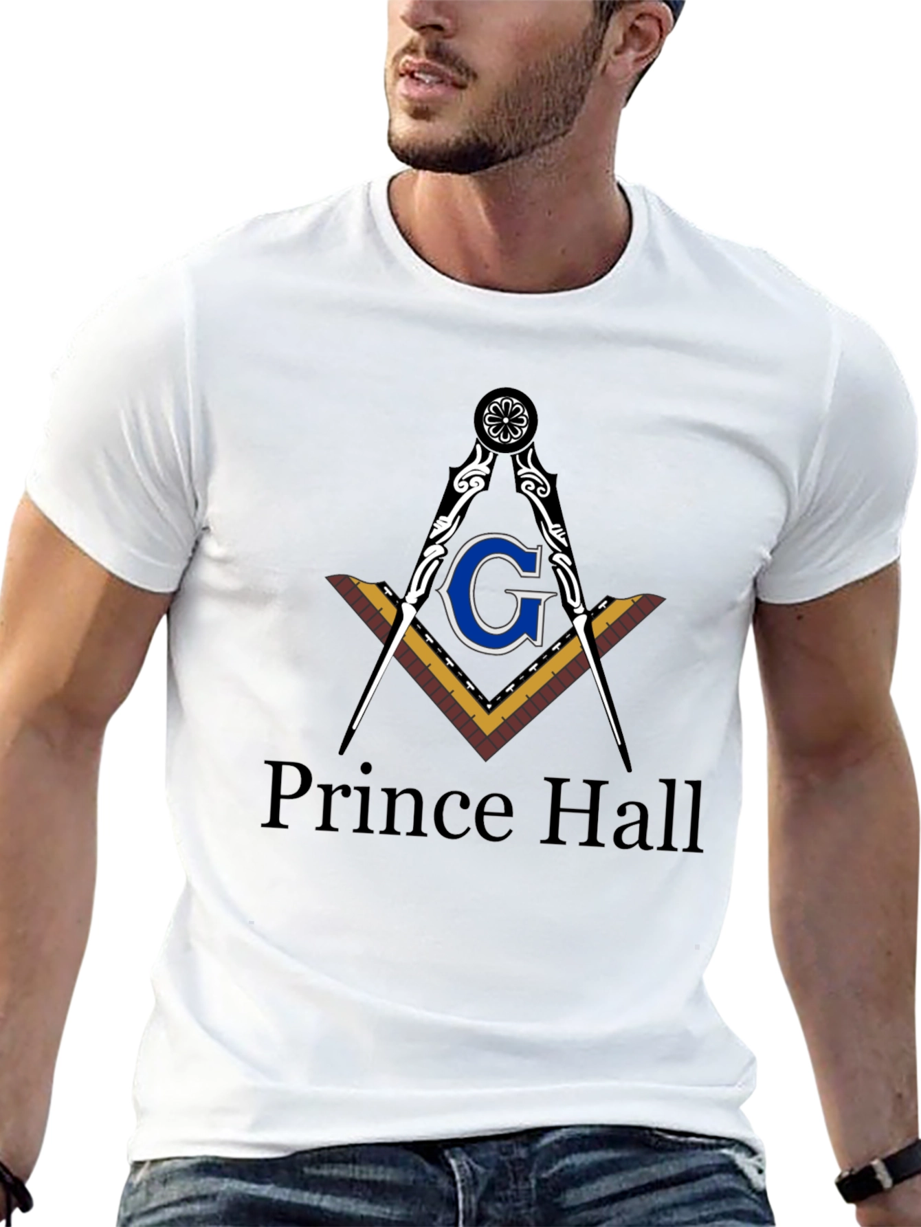 Prince Hall Freemason T-Shirt Black